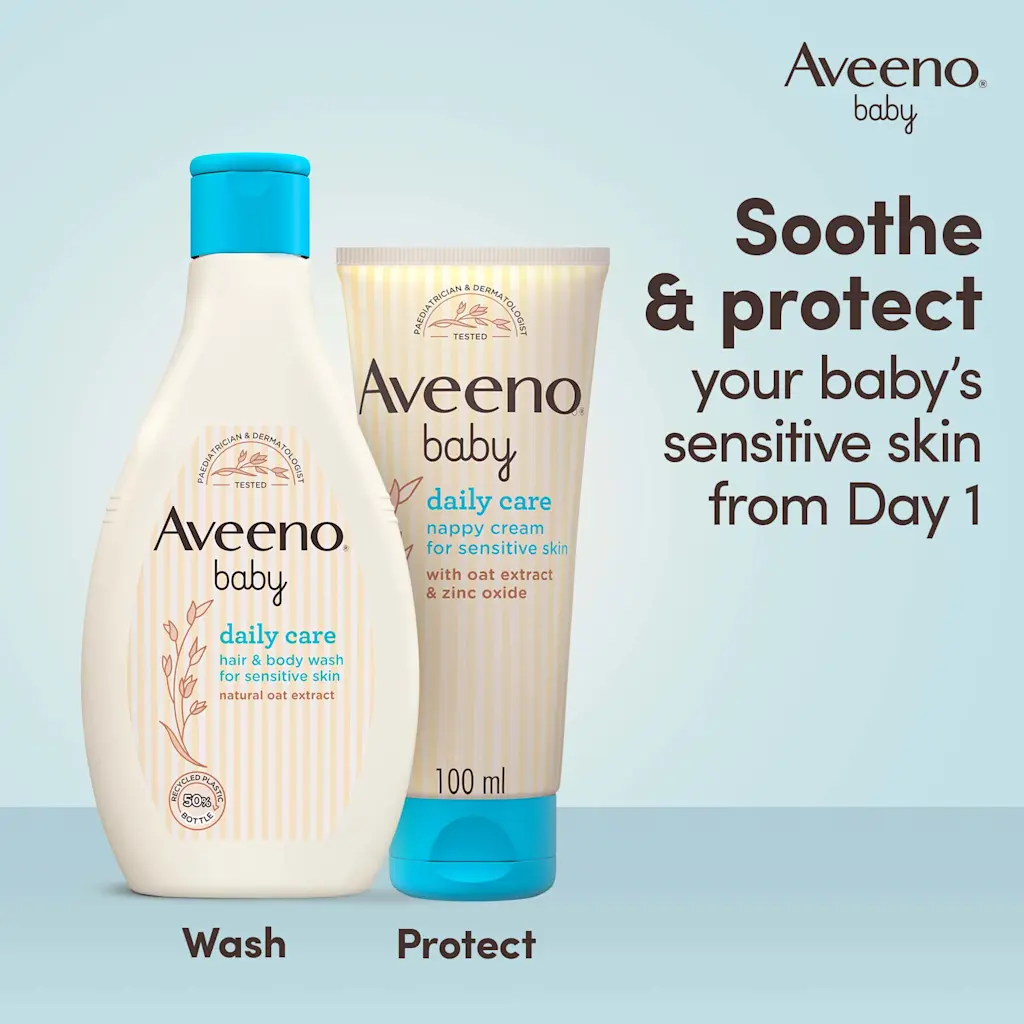 Aveeno Baby Daily Care Nappy Cream for Sensitive Skin 100ml tube