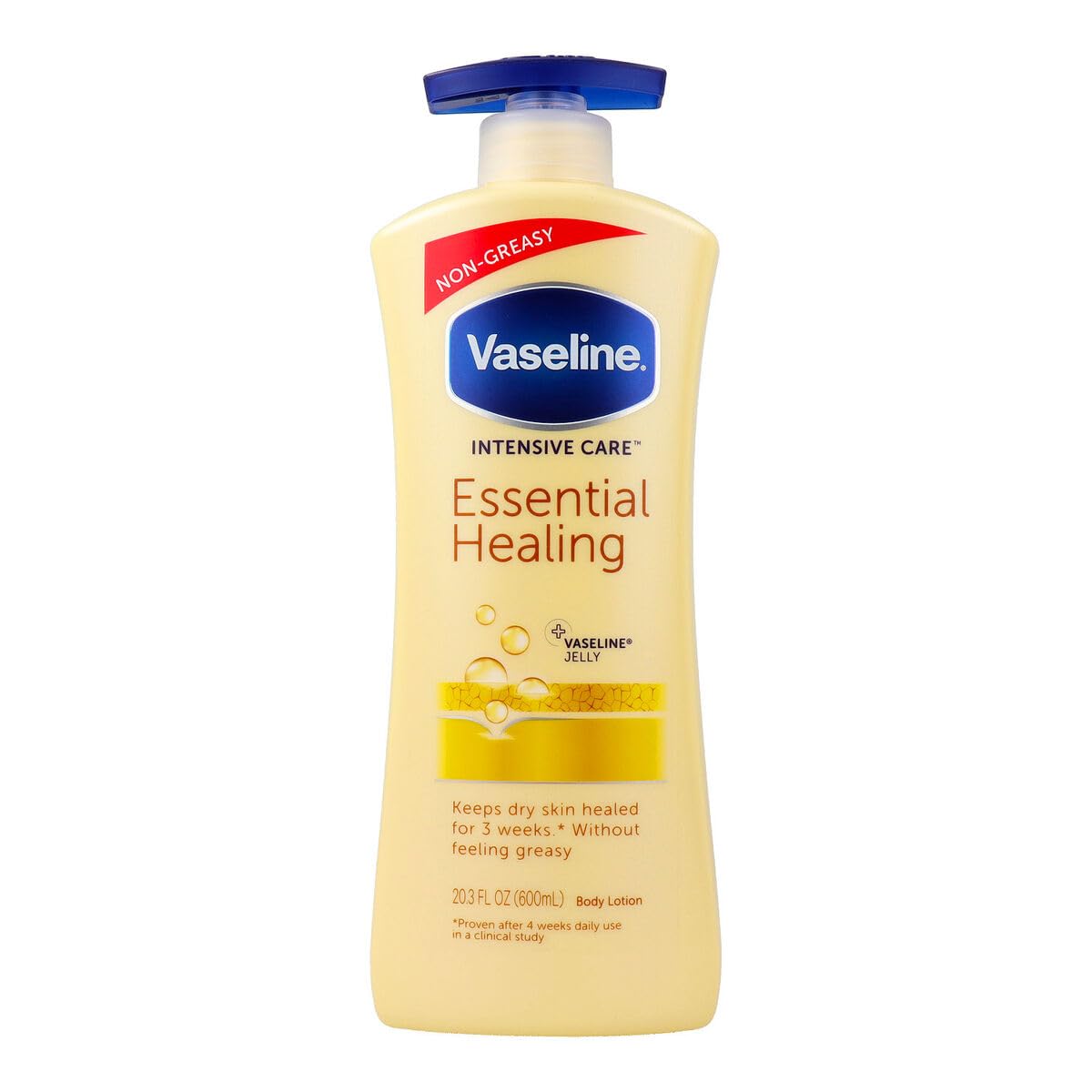 Vaseline Intensive Care Essential Healing body lotion 600ml pump bottle