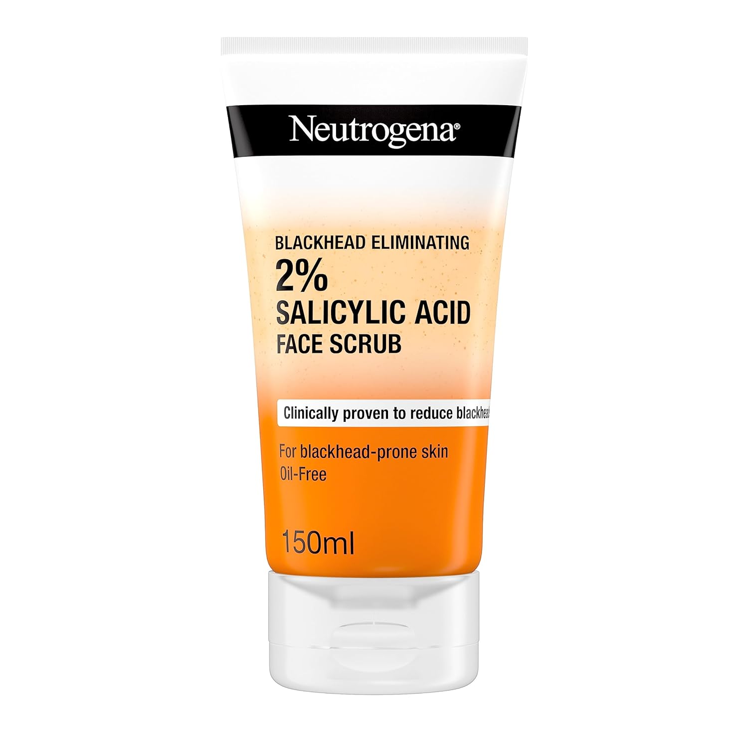 Neutrogena Blackhead Eliminating 2% Salicylic Acid Face Scrub 150ml tube