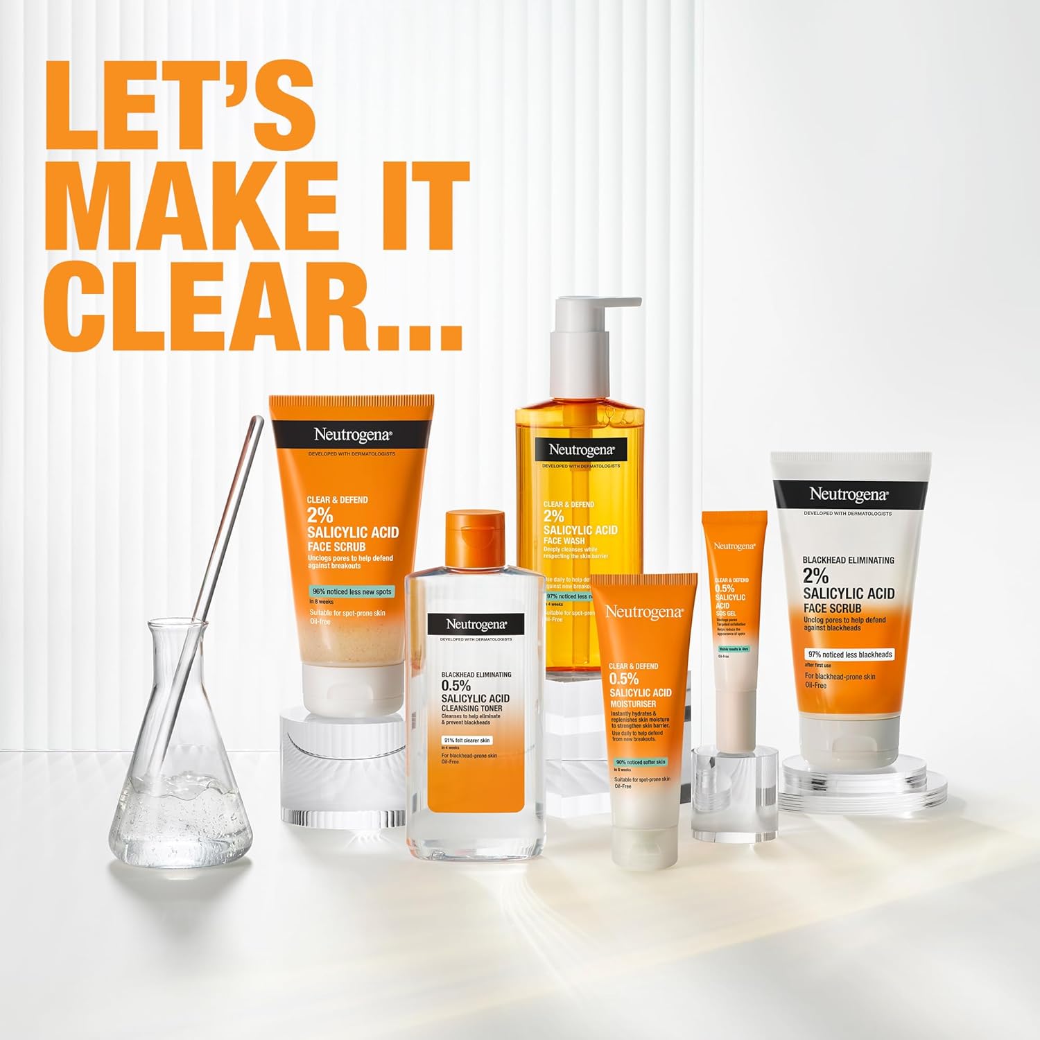Neutrogena Blackhead Eliminating 2% Salicylic Acid Face Scrub 150ml tube