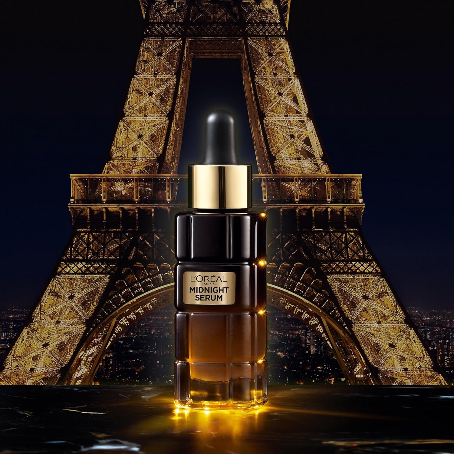 L'Oréal Paris Age Perfect Cell Renew Midnight Serum 30ml black bottle gold cap