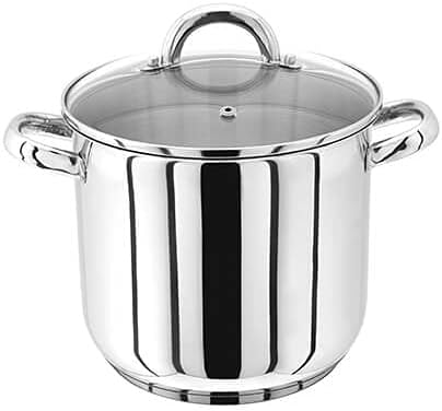 Judge 20cm stainless steel stockpot with vented glass lid JP80