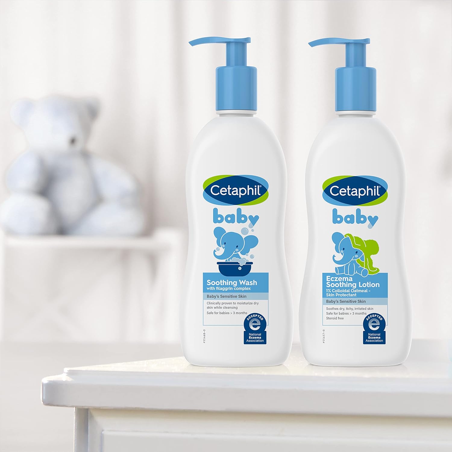 Cetaphil Baby Eczema Soothing Lotion 147ml with colloidal oatmeal pump bottle