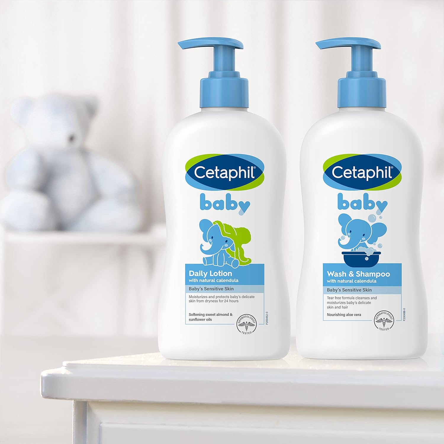Cetaphil Baby Daily Lotion with calendula, sweet almond and sunflower oil 198ml bottle