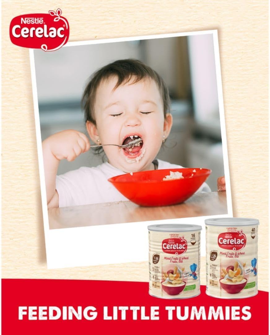Nestle Cerelac Mixed Fruits & Wheat with Milk 1kg tin infant cereal