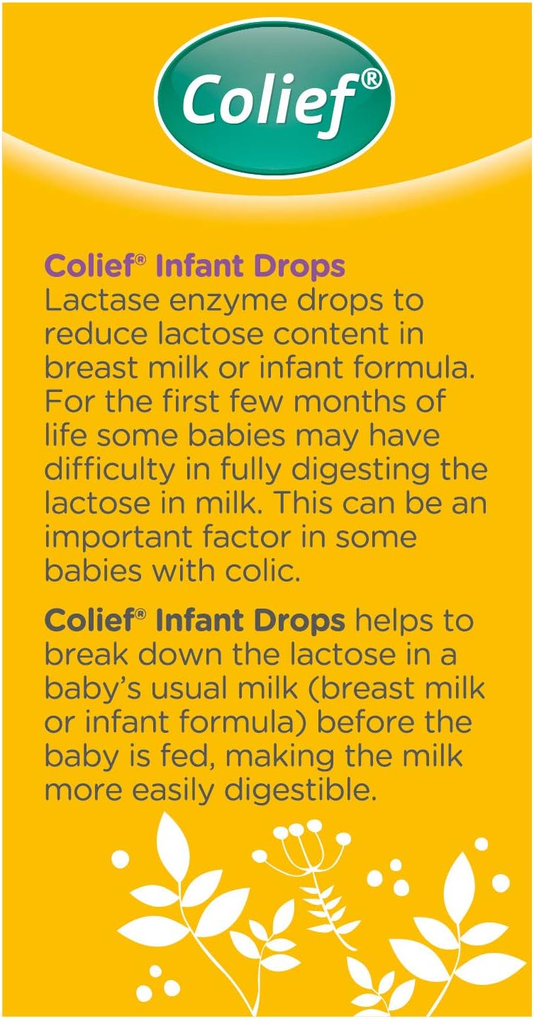 Colief Infant Drops 15ml lactase enzyme for babies