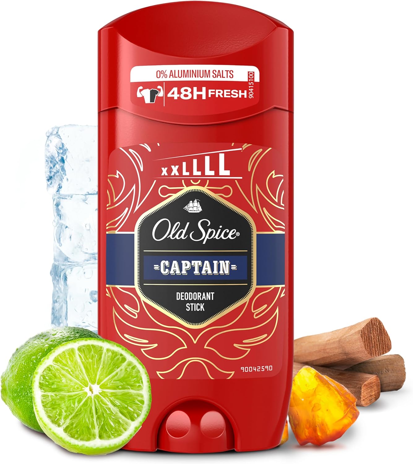 Old Spice Captain red deodorant stick 85ml, 48 hour fresh protection