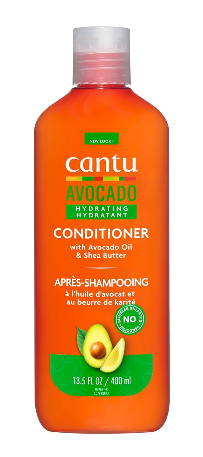 Cantu Avocado Hydrating Cream Conditioner (400ml / 13.5 fl oz) — photo 5