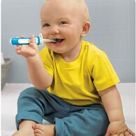 MAM training baby toothbrush with blue safety shield guard