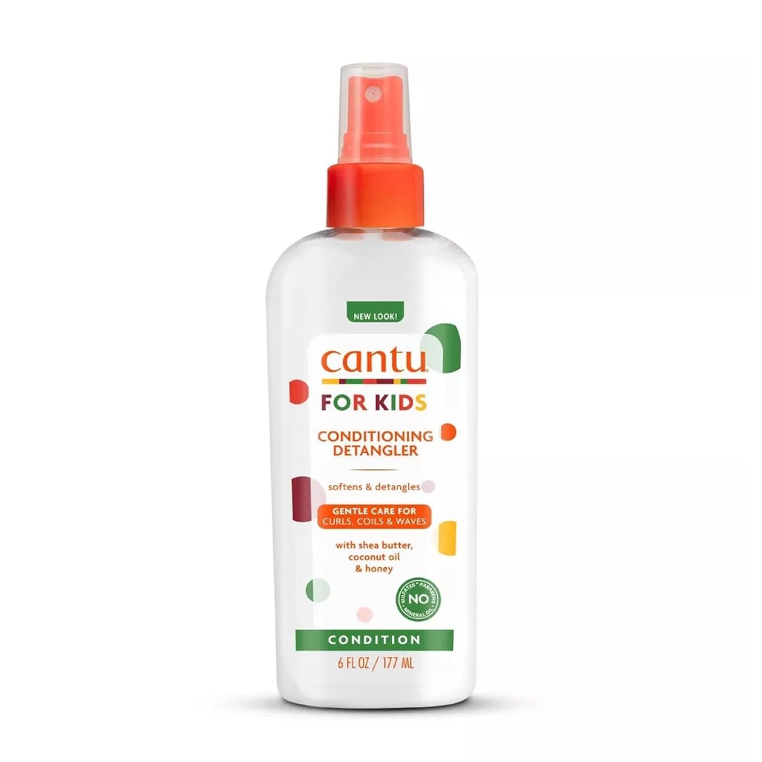 Cantu Care For Kids Conditioning Detangler 177ml spray bottle with red cap
