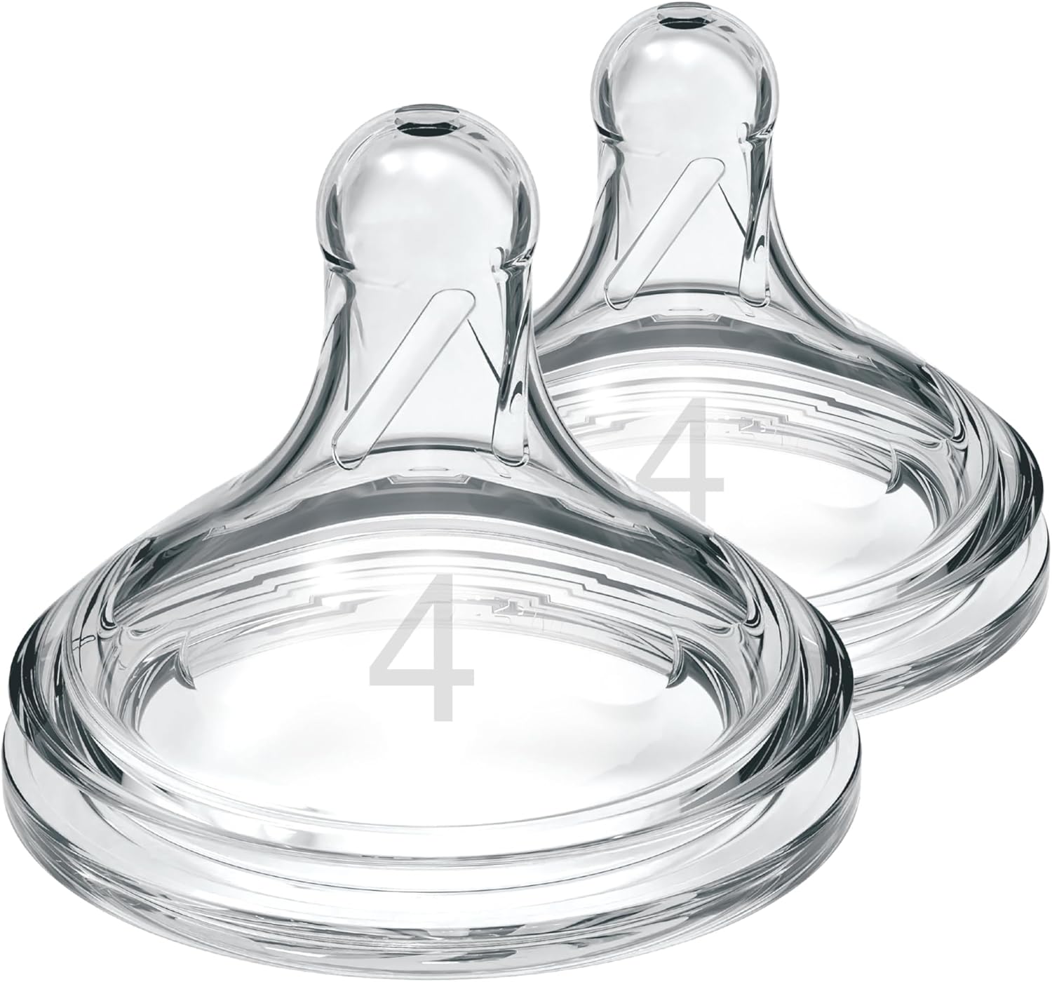 Dr. Brown's Options+ wide-neck Level 4 bottle nipples, 9 months plus, two pack