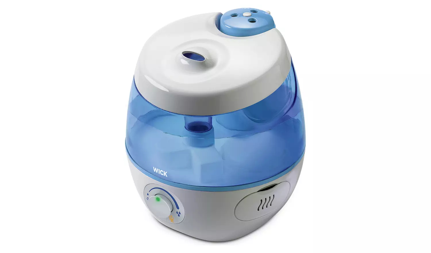 Vicks SweetDreams cool mist humidifier with blue and white design