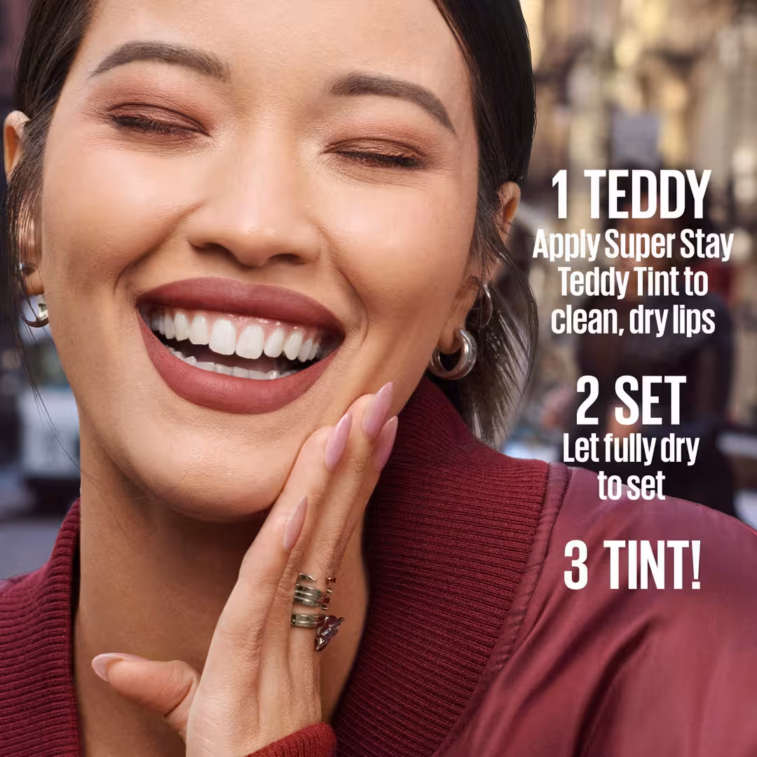 Maybelline New York Super Stay Teddy Tint Long Lasting Matte Lip Tint in the shade 50 Wild At Heart (0.17 Fl Oz / 5 — photo 7
