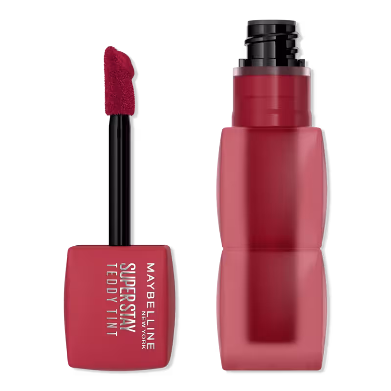 Maybelline New York Super Stay Teddy Tint Long Lasting Matte Lip Tint in the shade 50 Wild At Heart (0.17 Fl Oz / 5