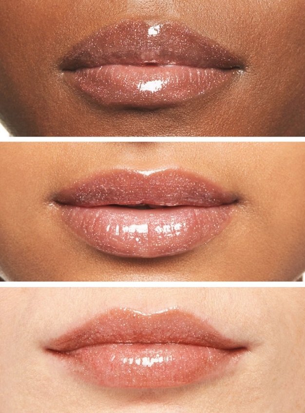 Victoria's Secret Flavored Lip Gloss Caramel Kiss shade, caramel brown gloss
