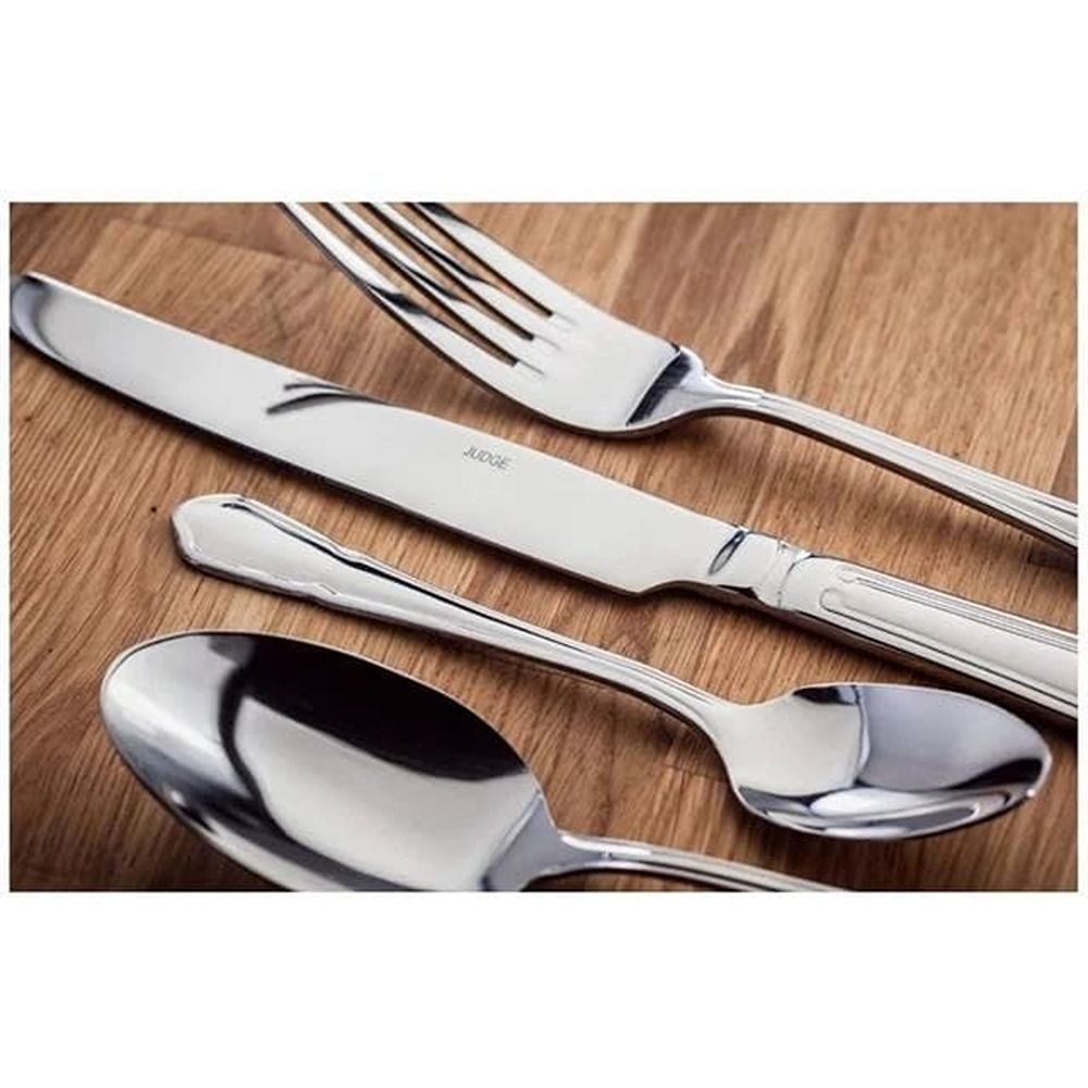 Judge Dubarry 24 piece stainless steel cutlery set with fork, knife, spoon