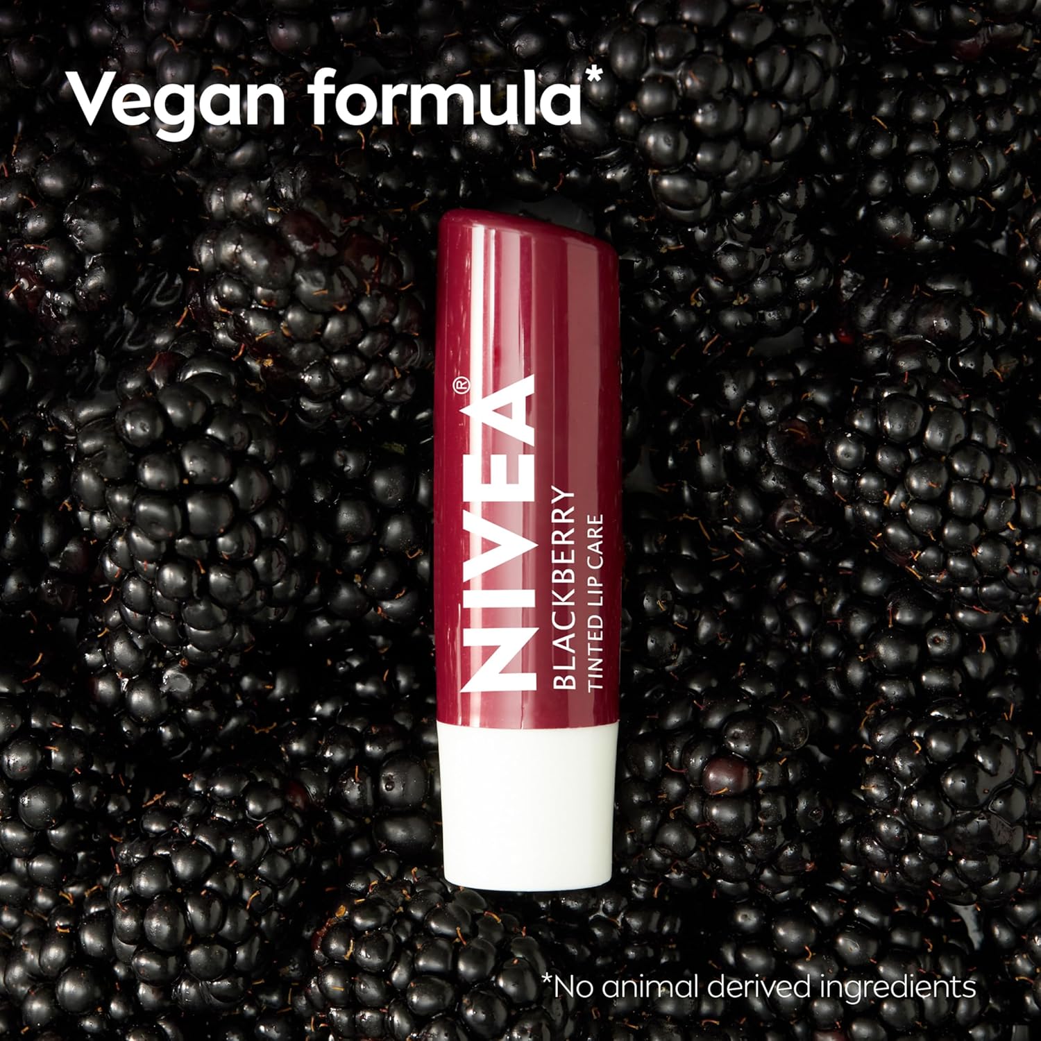 Nivea Lip Care Blackberry tinted lip balm 0.17oz stick