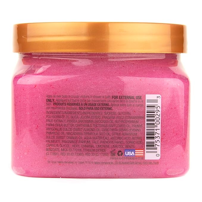 Tree Hut Cotton Candy Shea Sugar Scrub 510g pink jar with gold lid