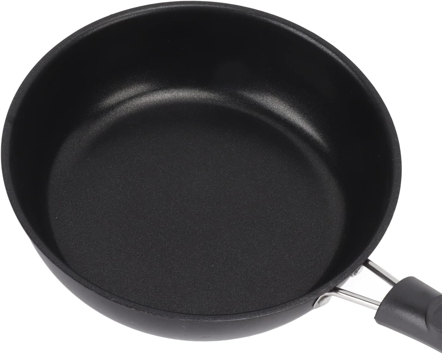 Homeware Essential black omelette pan 20cm with non-stick coating and handle