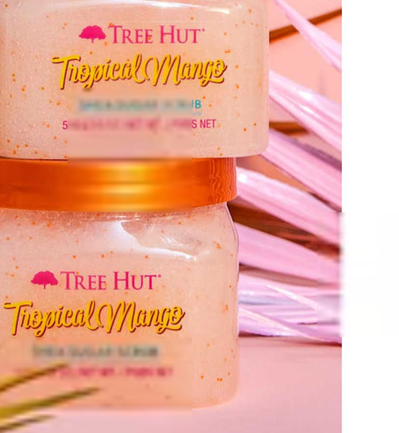 Tree Hut Tropical Mango Shea Sugar Body Scrub 510g jar