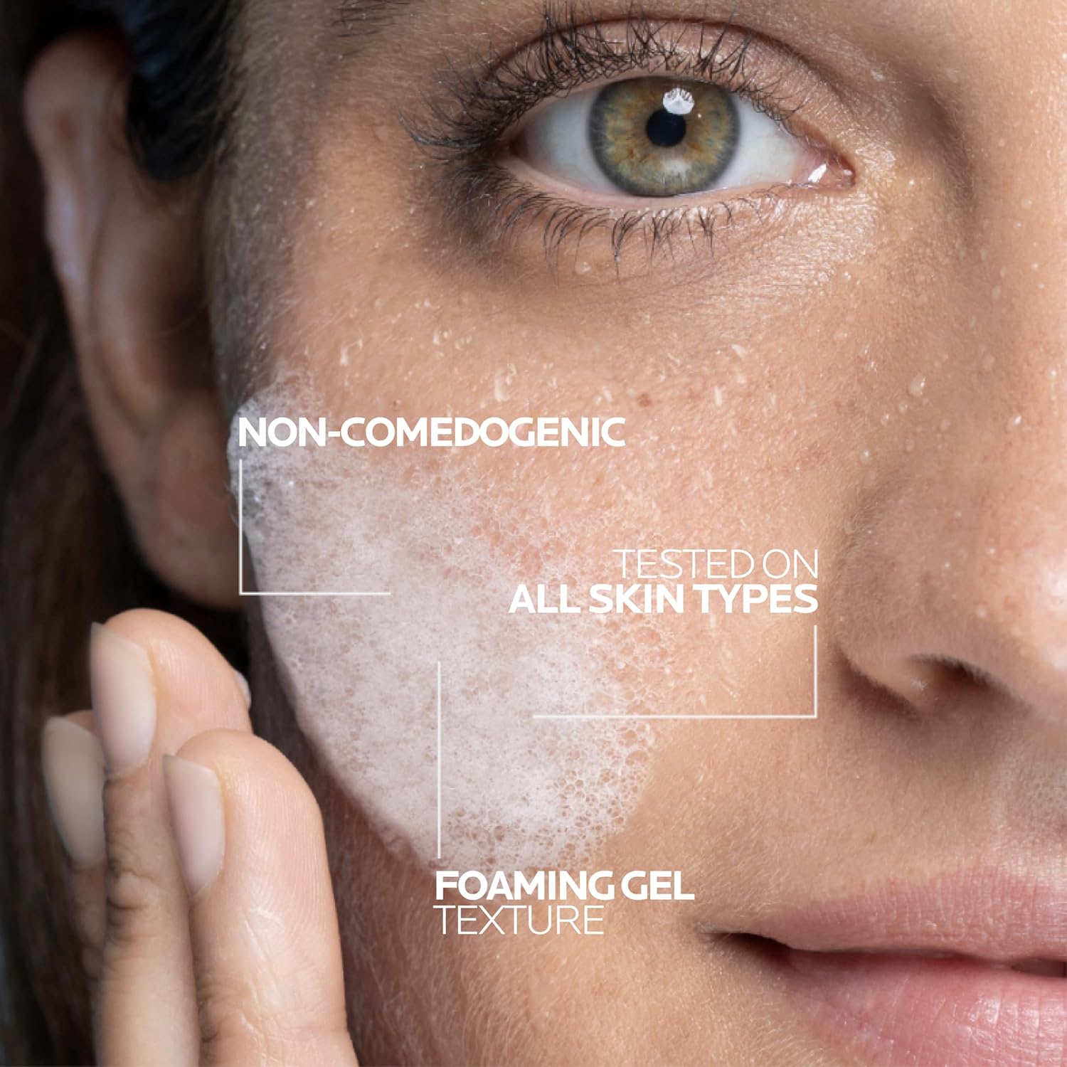 La Roche-Posay Vitamin C Brightening Facial Cleanser 200ml foaming gel
