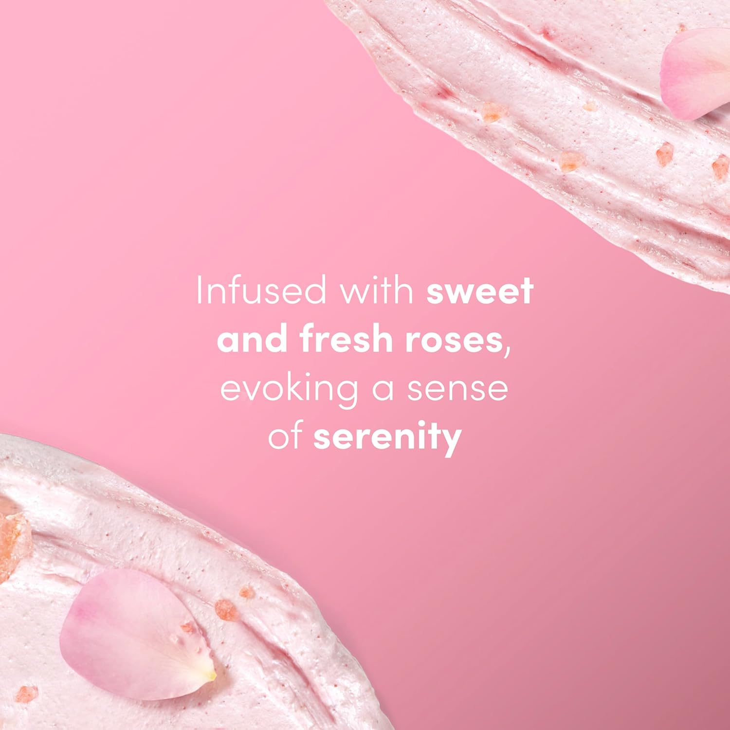 Dove Himalayan Salt and Rose Oil exfoliating body scrub 425g