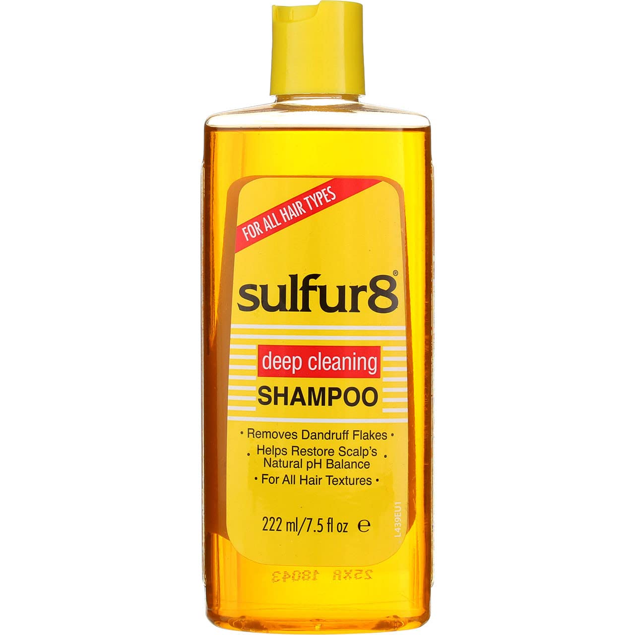 Sulfur8 Deep Cleaning Shampoo 222ml yellow bottle anti-dandruff