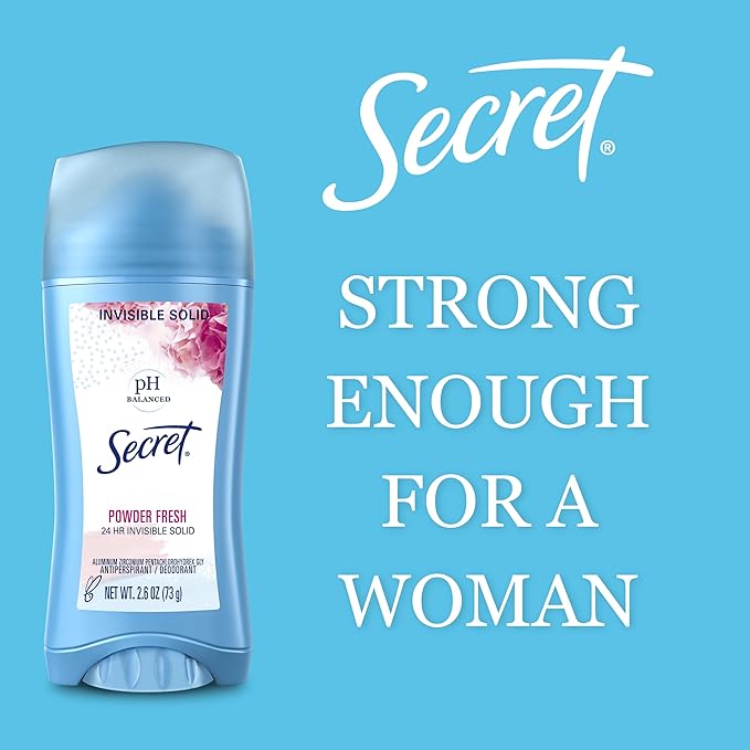 Secret Invisible Solid Antiperspirant Deodorant Powder Fresh 73g stick