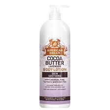 American Dream Cocoa Butter Lavender Body Lotion 473ml pump bottle