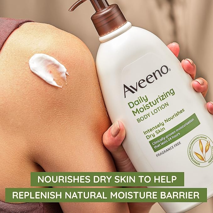 Aveeno Daily Moisturising Body Lotion for sensitive skin 532ml pump bottle
