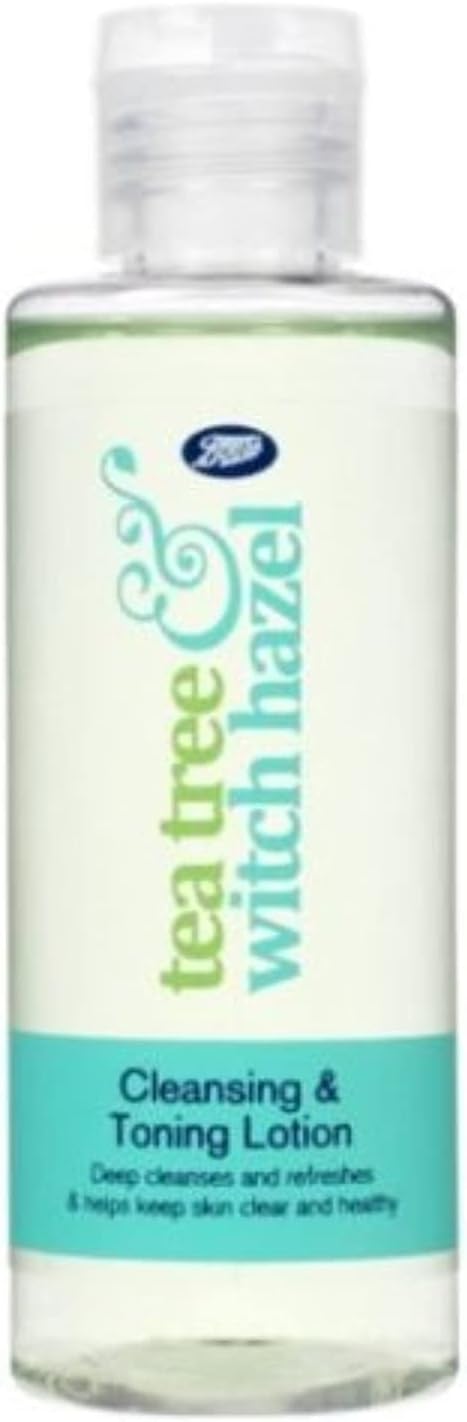 Boots Tea Tree & Witch Hazel Cleansing & Toning Lotion 150ml bottle