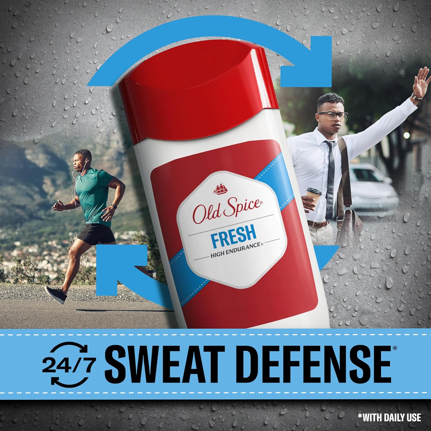 Old Spice High Endurance Fresh scent red and white deodorant stick 96g