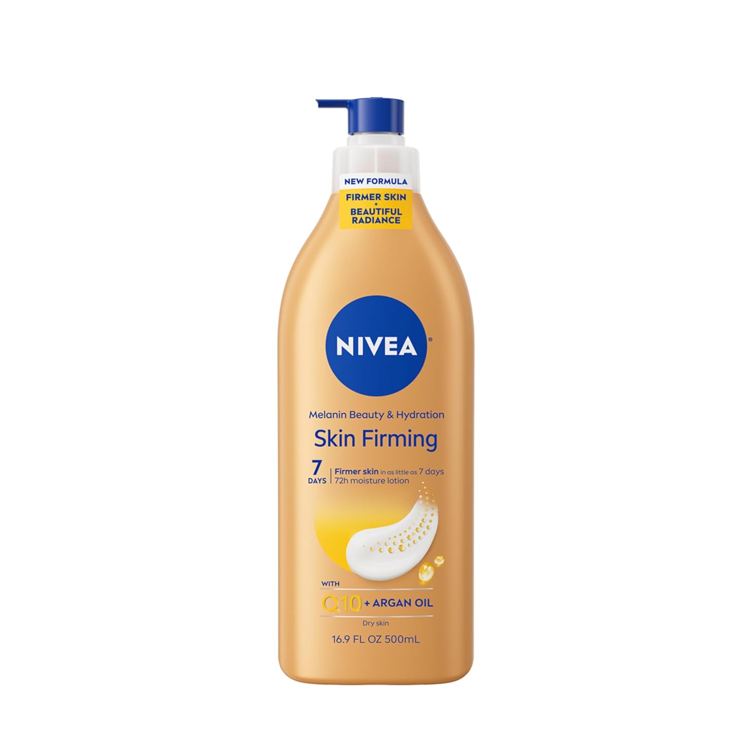 NIVEA Skin Firming Melanin Beauty Hydration Body Lotion 500ml pump bottle