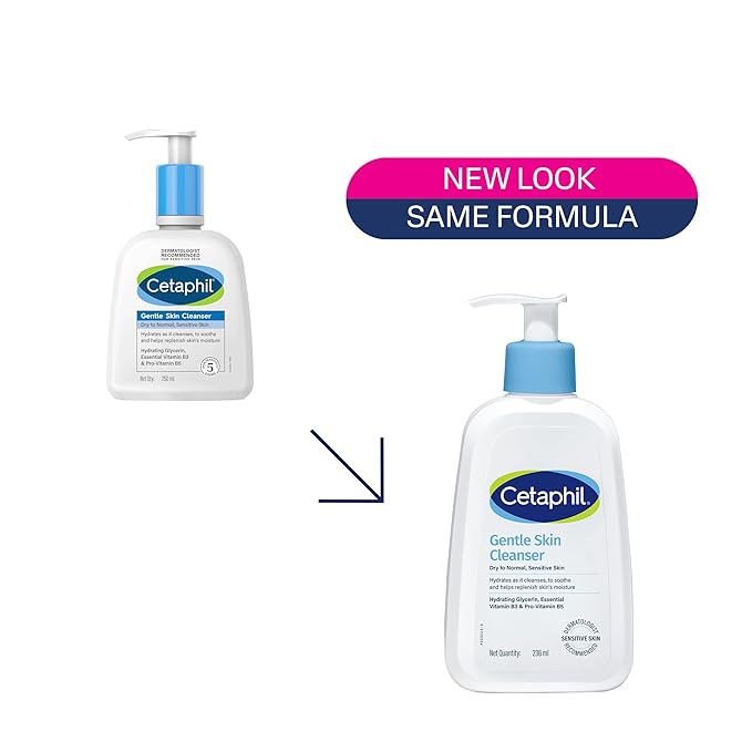 Cetaphil Gentle Skin Cleanser 236ml for dry to normal sensitive skin