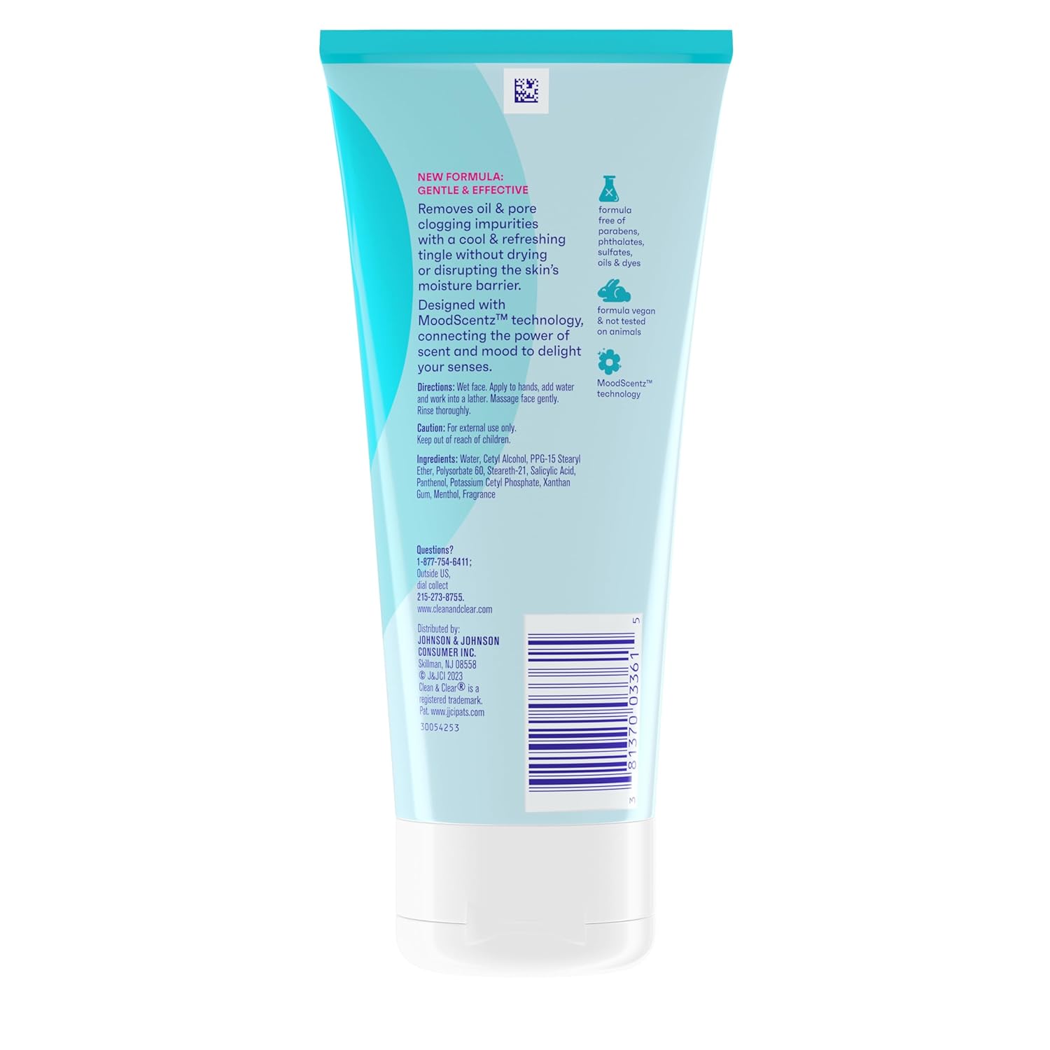 Clean & Clear Deep Action Cream Cleanser 184g turquoise tube
