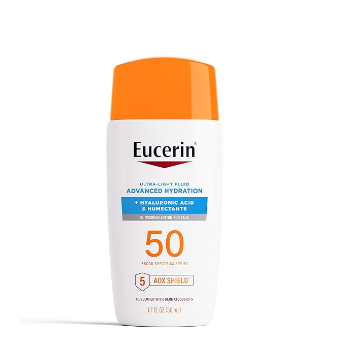 Eucerin Sun Advanced Hydration Face Lotion SPF 50 sunscreen 1.7 fl oz