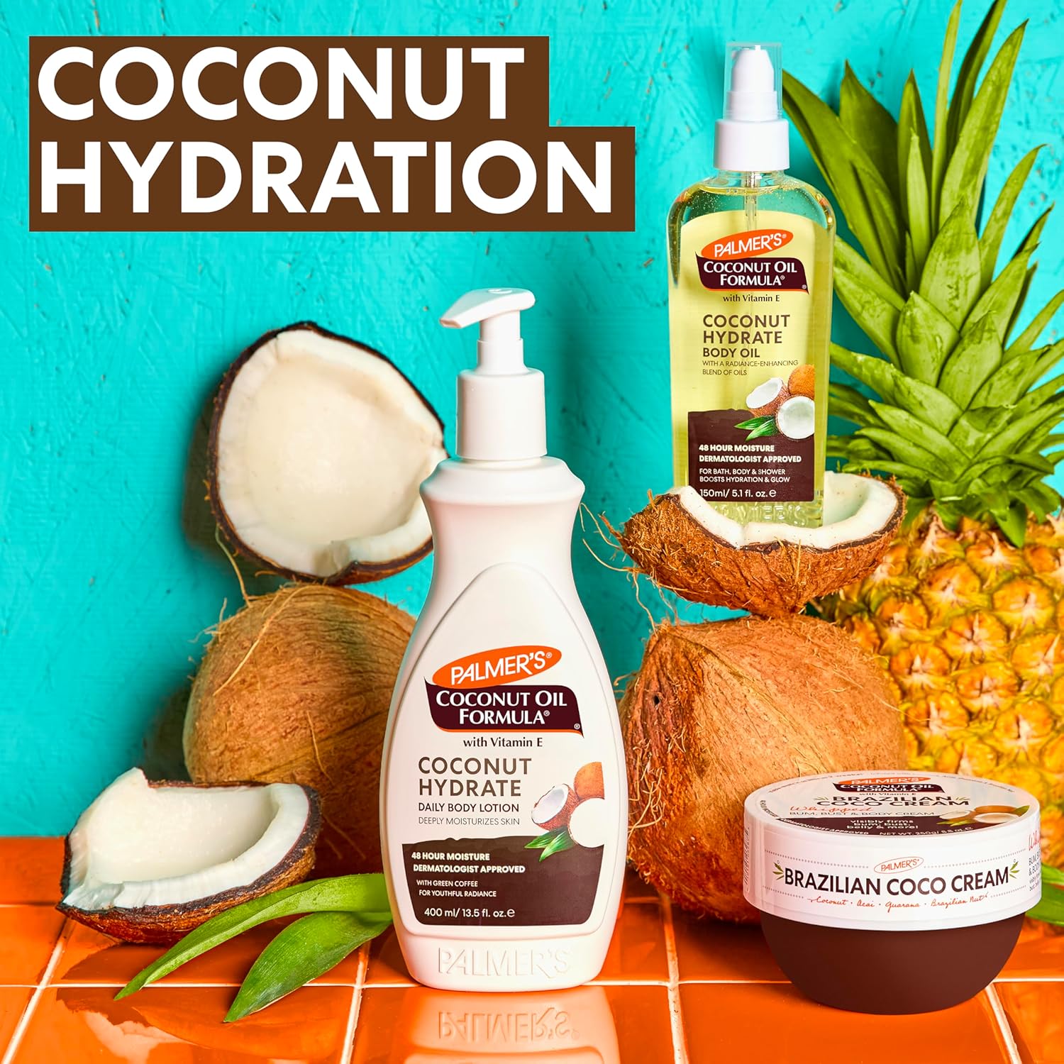 Palmer's Coconut Oil Formula Brazilian Coco Whipped Body Cream 250g jar