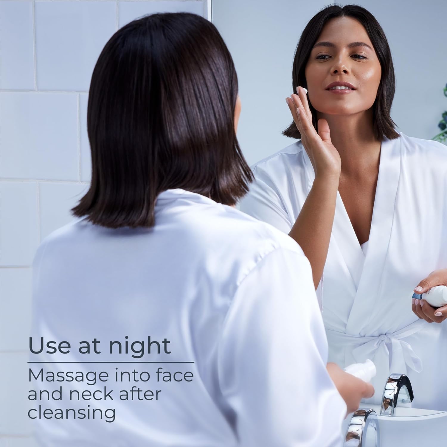 Eucerin Immersive Hydration Face Night Cream 2.5oz jar with applicator