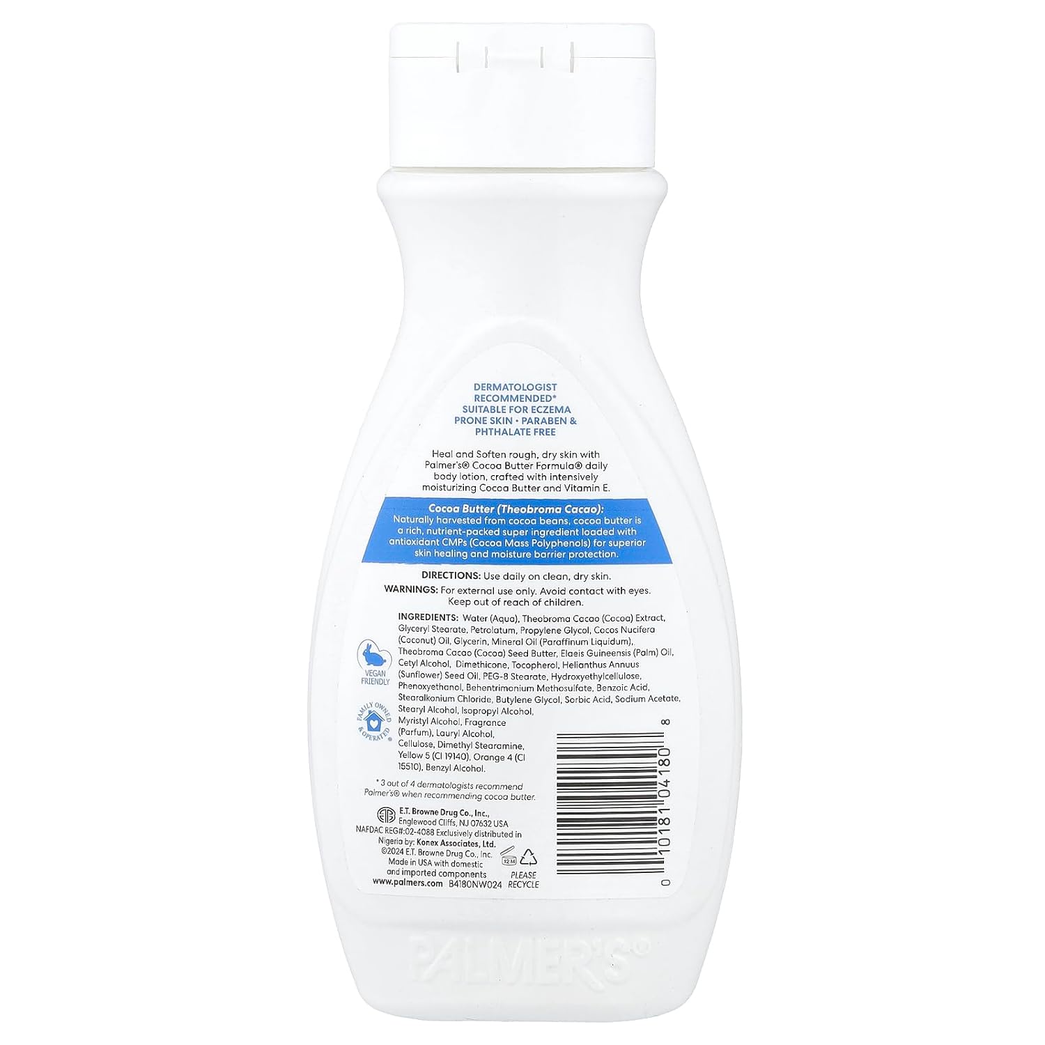 Palmer's Cocoa Butter Formula Daily Skin Therapy Body Lotion 8.5 oz bottle