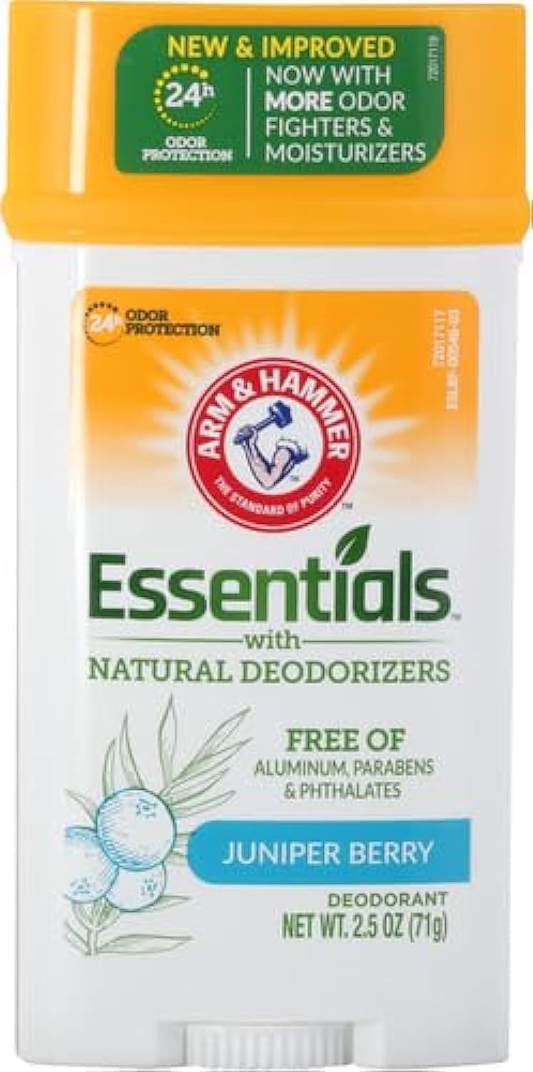 Arm & Hammer Essentials natural deodorant Juniper Berry scent 71g stick