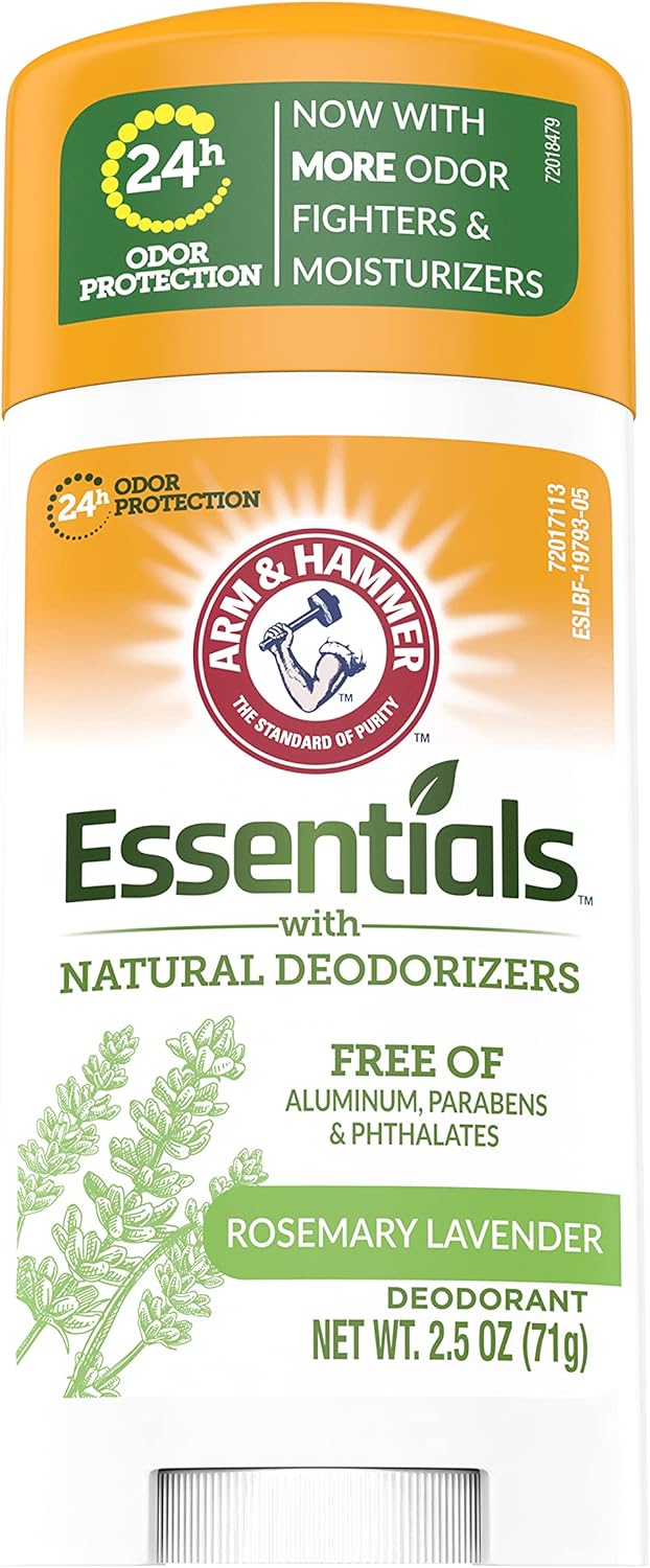 Arm & Hammer Essentials Rosemary Lavender natural deodorant stick 2.5 oz