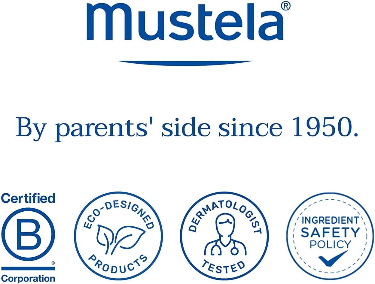 Mustela Gentle Cleansing Gel with Avocado 500ml bottle for babies