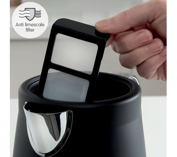 Ninja AF100UK 3.8L black air fryer with anti limescale filter insert