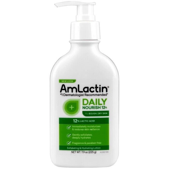 AmLactin Daily Nourish 12% body lotion 7.9 oz pump bottle