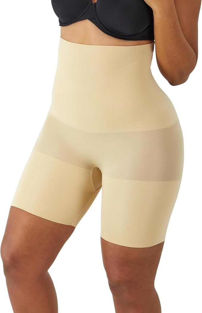 Maidenform Women's Shapewear High-Waist Thigh Slimmer- Latte Lift — photo 6