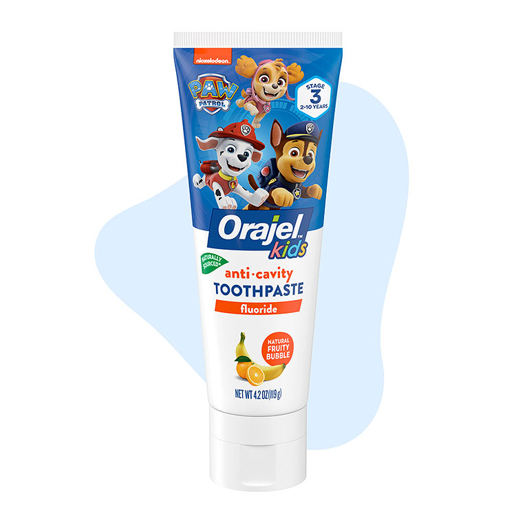 Orajel Kids PAW Patrol anticavity fluoride toothpaste, 4.2 ounce tube