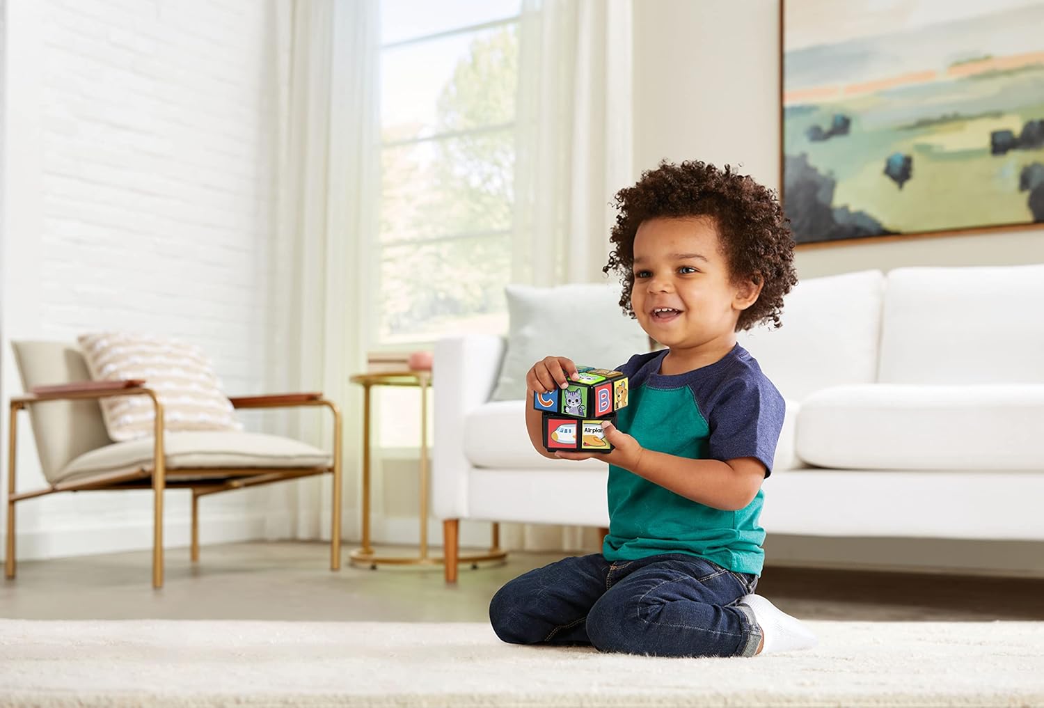 Vtech Twist and Teach Animal Cube educational toy for toddlers