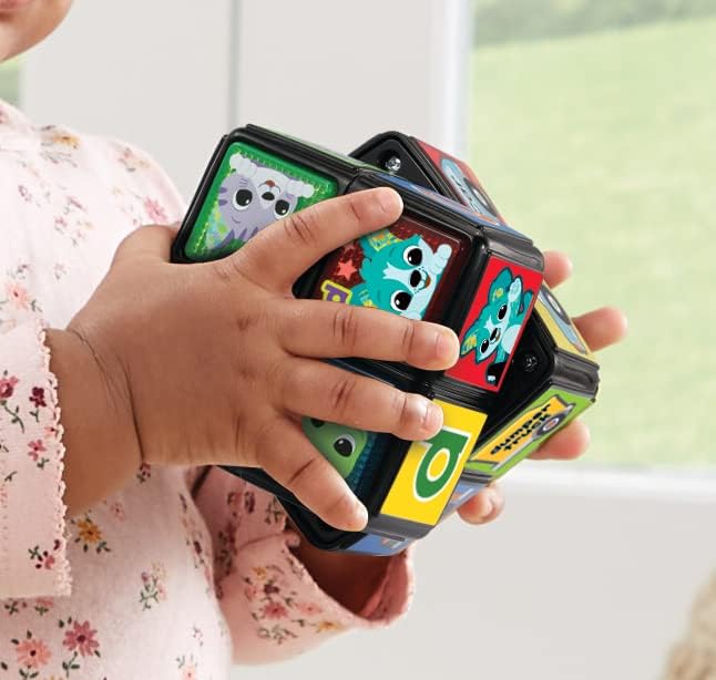 Vtech Twist & Teach Animal Cube interactive learning toy with coloured sides