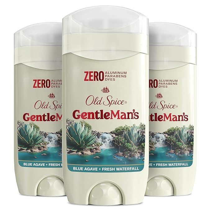 Old Spice GentleMan's Blend deodorant Blue Agave Fresh Waterfall 3 oz stick