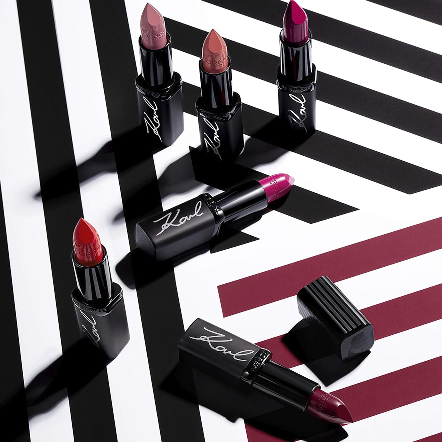 L'Oréal Paris Karl Lagerfeld Color Riche Lipstick Kultured 01 mauve pink